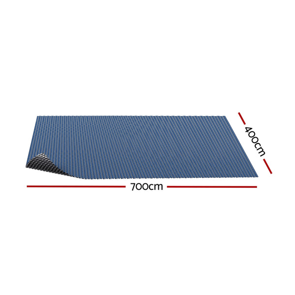 Aqua Buddy Pool Cover 600 Micron 7x4m Swimming Pool Solar Blanket Blue Black Awezingly