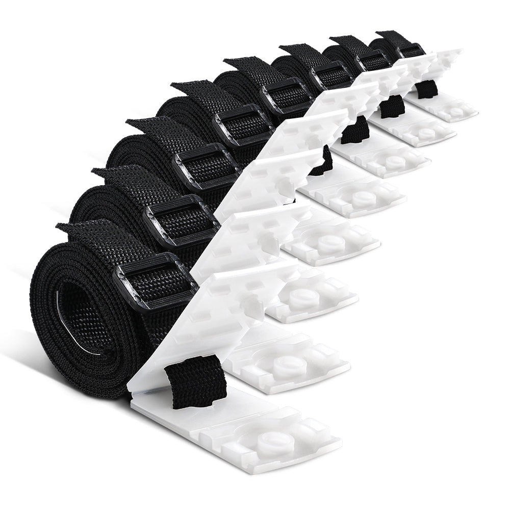 Aquabuddy Pool Cover Roller Attachment Swimming Pool Reel Straps Kit 8PCS Aquabuddy