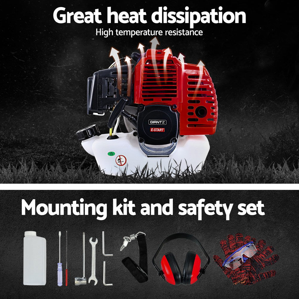 Giantz  Pole Chainsaw 5in1 Petrol Circular Saw Hedge Trimmer Cutter Whipper Snipper Giantz