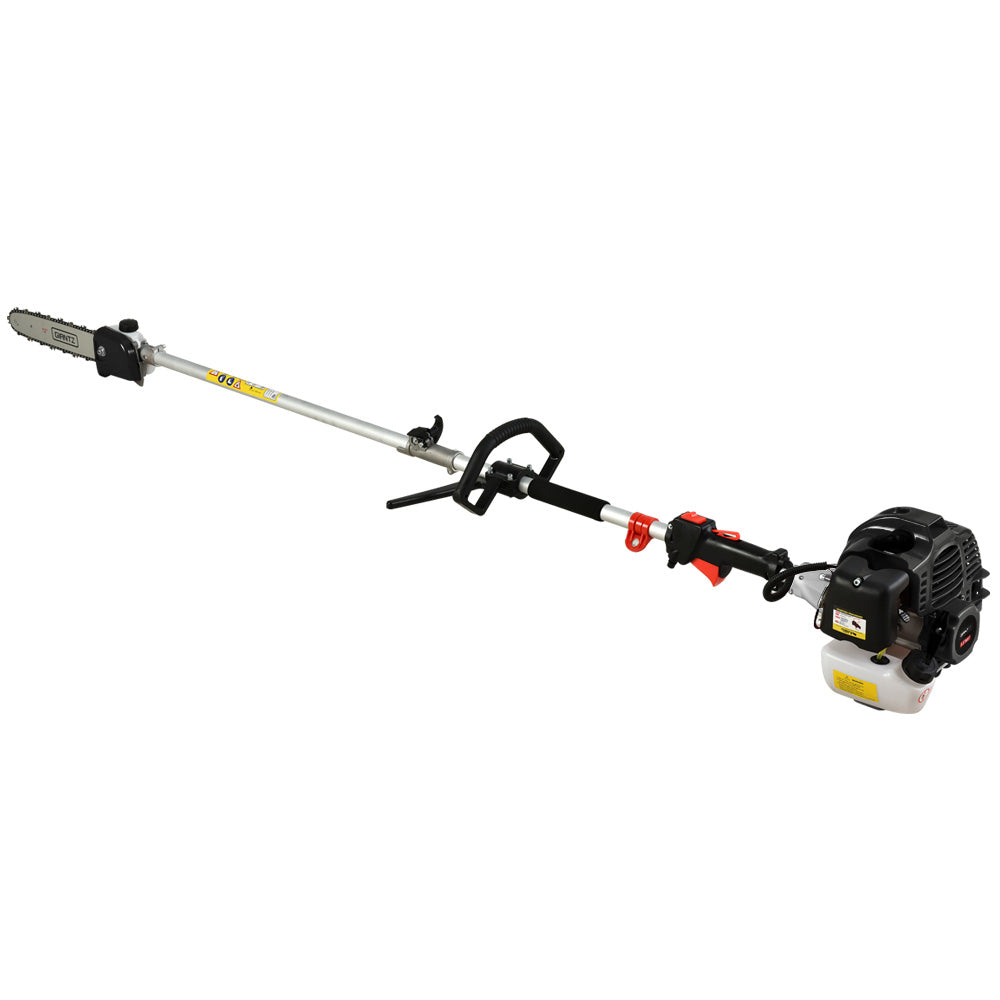 Giantz 62CC Pole Chainsaw 12in Chain Saw Petrol 5.6m Long Reach Black Giantz