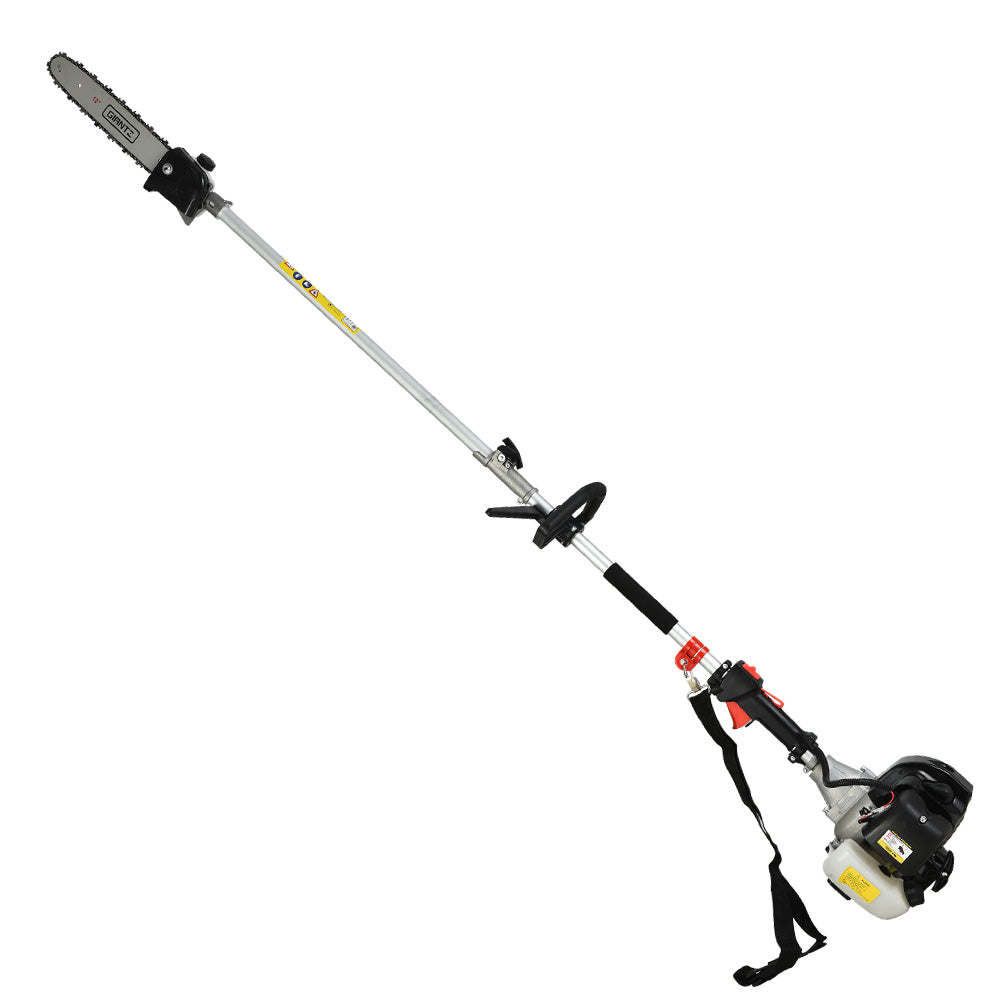 Giantz 62CC Pole Chainsaw 12in Chain Saw Petrol 5.6m Long Reach Black Giantz