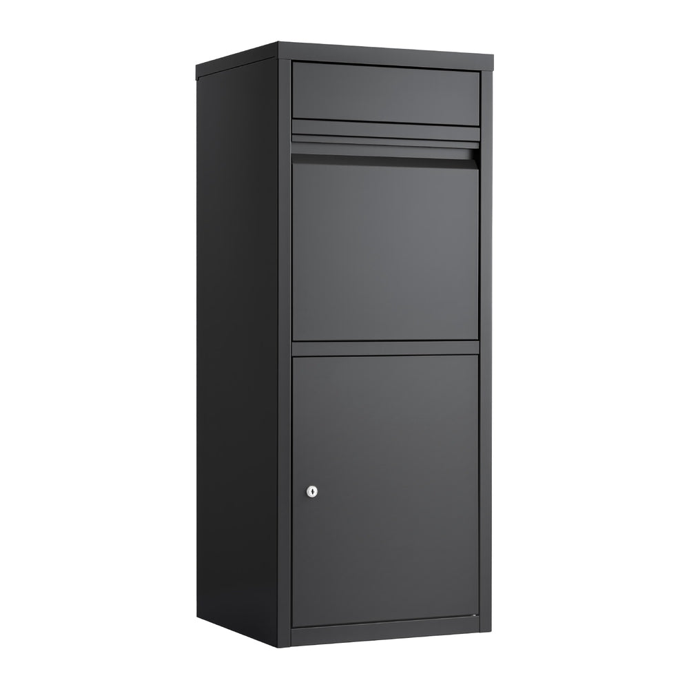 Gardeon Parcel Letterbox Drop Box Package Mailbox Black Gardeon
