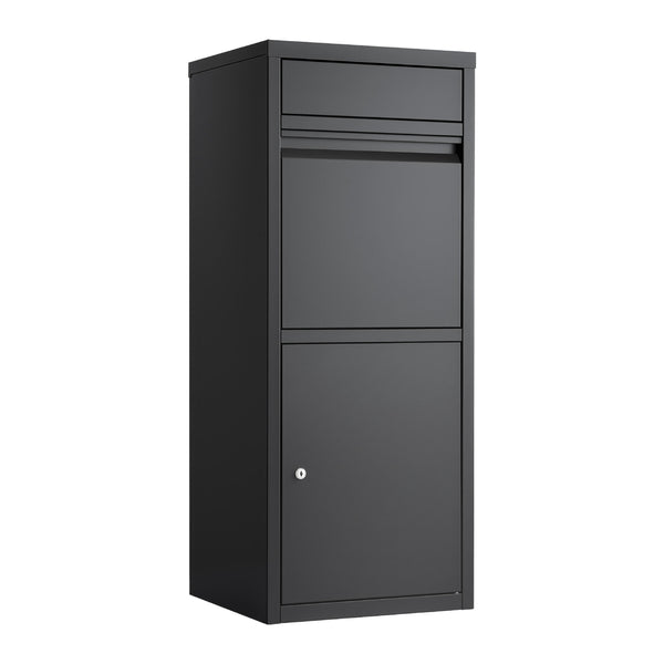 Gardeon Parcel Letterbox Drop Box Package Mailbox Black Gardeon
