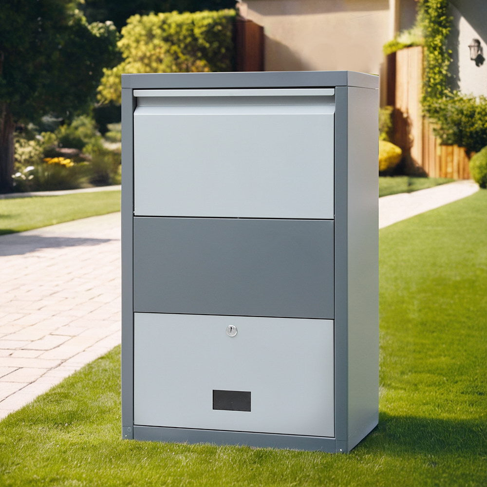 Gardeon Parcel Letterbox Drop Box Package Grey Gardeon