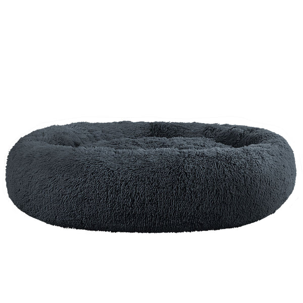 i.Pet Pet Bed Dog Cat 110cm Calming Extra Large Soft Plush Dark Grey i.Pet