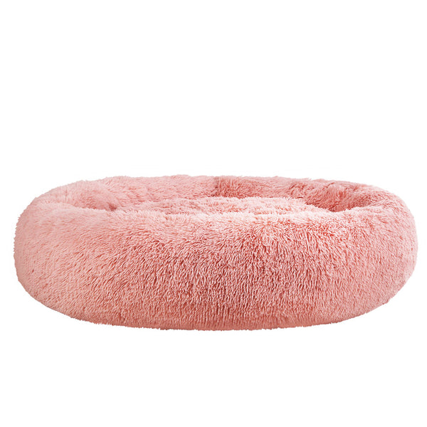 i.Pet Pet Bed Dog Cat 110cm Calming Extra Large Soft Plush Pink i.Pet