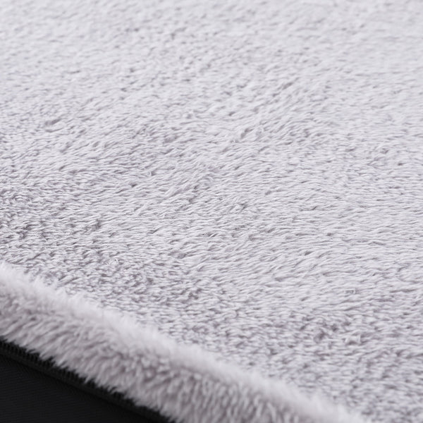 i.Pet Pet Bed Dog Cat Large Calming Soft Sofa Foam Cushion Washable Cover Grey i.Pet