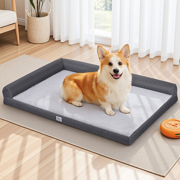 i.Pet Pet Bed Plush Soft Cushion Egg Crate Large Sofa Platform Removable Washable i.Pet