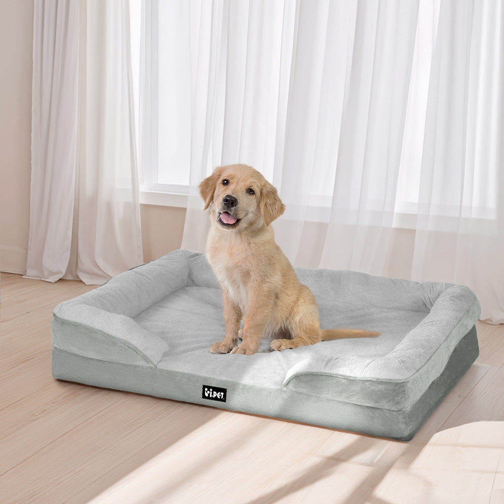 i.Pet Pet Bed Dog Calming Soft Cushion Egg Crate Large Sofa Washable Removable i.Pet