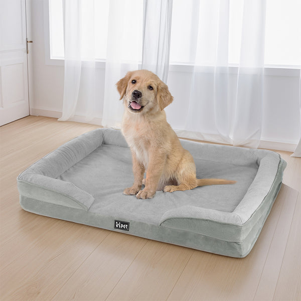 i.Pet Pet Bed Dog Calming Soft Cushion Egg Crate Large Sofa Removable Washable i.Pet