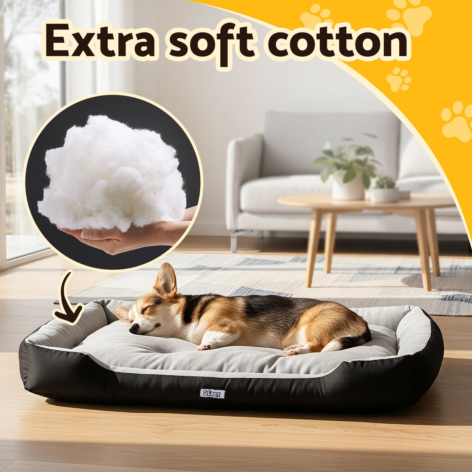 i.Pet Pet Bed Dog Bed Soft PP Cotton Mat Sleeping Comfy Cushion Washable Extra Large i.Pet