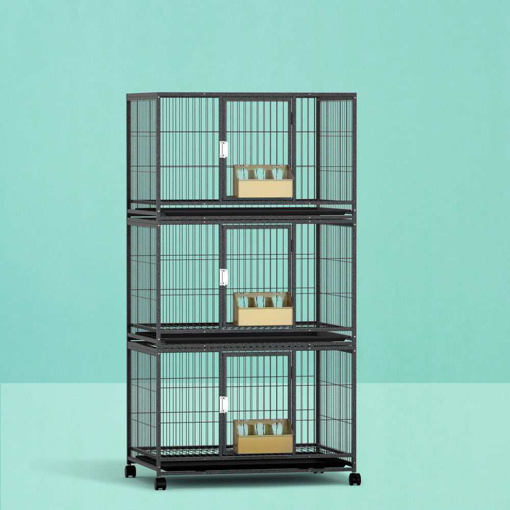 i.Pet Bird Cage Large Bird Cages Aviary Budgie Perch Cage Parrot Pet Stand Wheels i.Pet