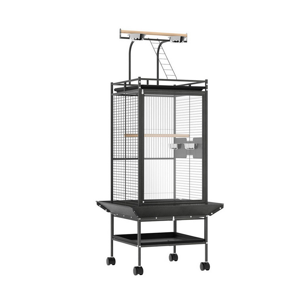 i.Pet Bird Cage Large Cages 155cm Parrot Aviary Stand-Alone Budgie Wheels Castor i.Pet