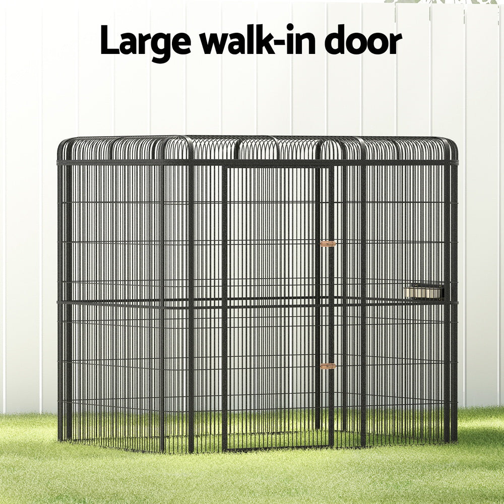 i.Pet Bird Cage Large Walk-in Aviary Budgie Perch Cage Parrot Pet Huge 203cm i.Pet