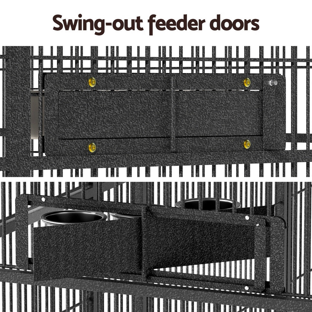 i.Pet Bird Cage Large Walk-in Aviary Budgie Perch Cage Parrot Pet Huge 203cm i.Pet