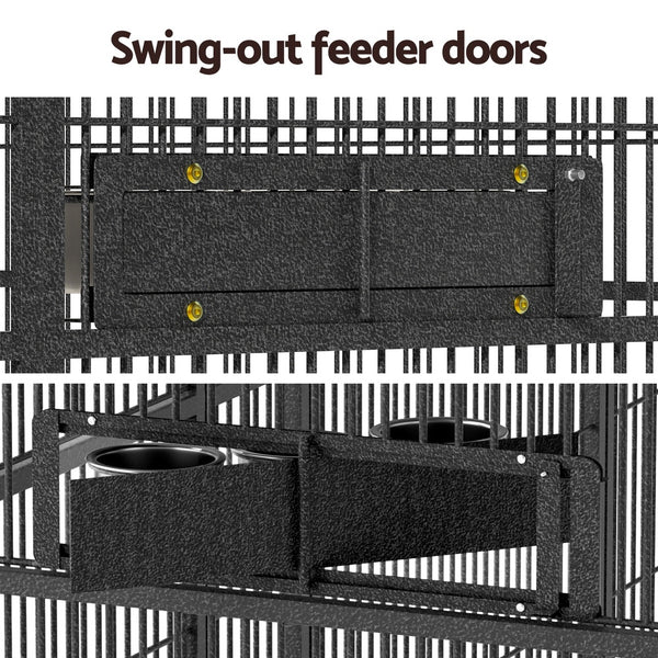 i.Pet Bird Cage Large Walk-in Aviary Budgie Perch Cage Parrot Pet Huge 203cm i.Pet