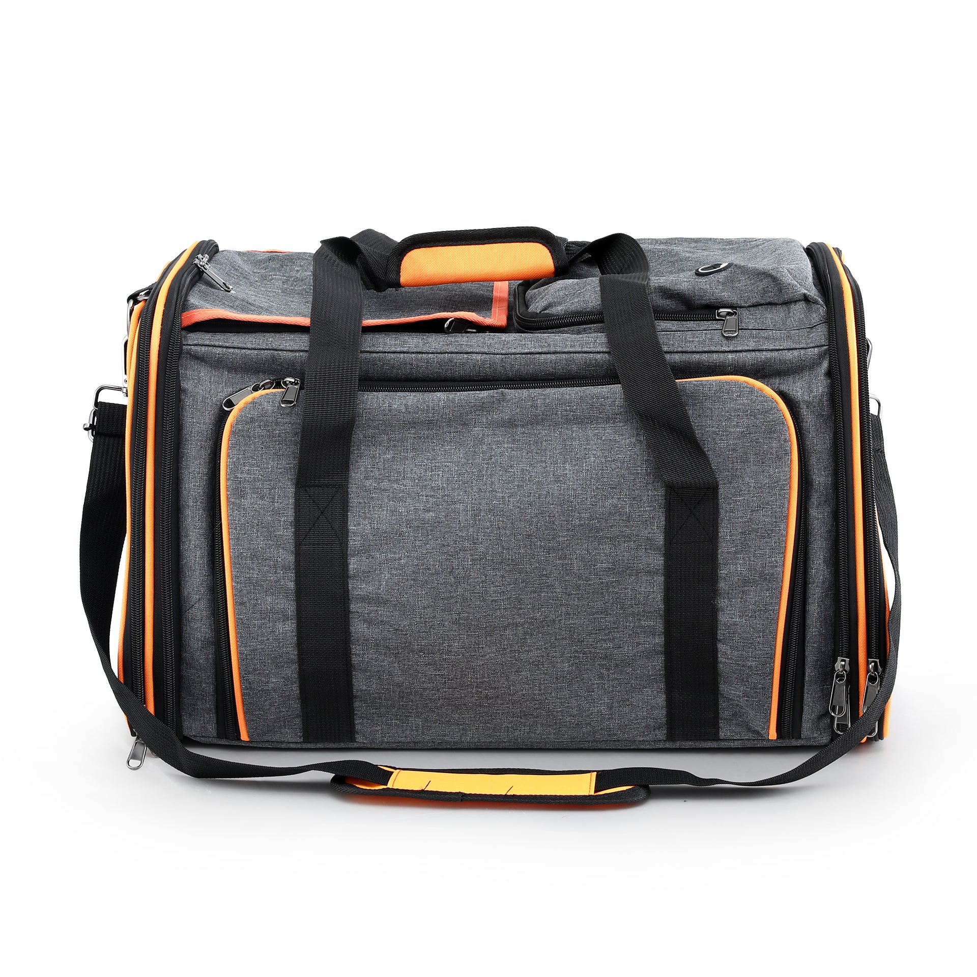 i.Pet Pet Carrier Bag Foldable Expandable Dog Cat Travel Cage Portable Car Kennel Awezingly