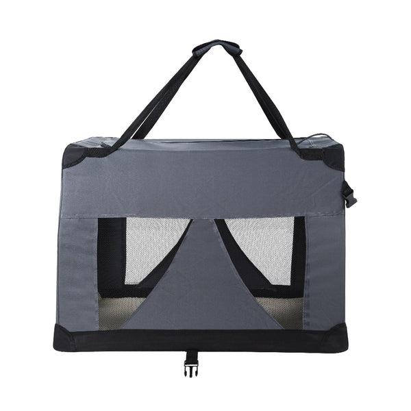 i.Pet Pet Carrier Soft Crate Dog Cat Travel 60x42CM Portable Foldable Car M i.Pet