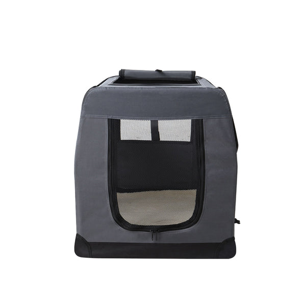 i.Pet Pet Carrier Soft Crate Dog Cat Travel 60x42CM Portable Foldable Car M i.Pet