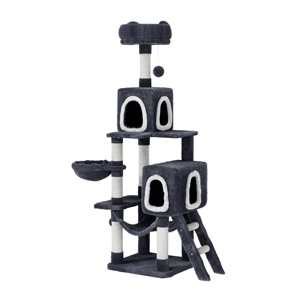 i.Pet Cat Tree 168cm Tower Scratching Post Scratcher Condo House Hanging Toy Bed i.Pet