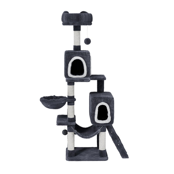 i.Pet Cat Tree 168cm Tower Scratching Post Scratcher Condo House Hanging Toy Bed i.Pet