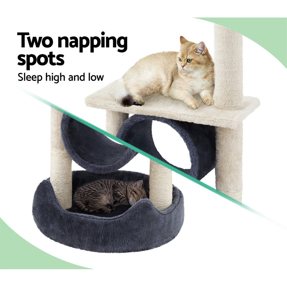i.Pet Cat Tree 76cm Scratching Post Tower Scratcher Condo House Hanging toys i.Pet