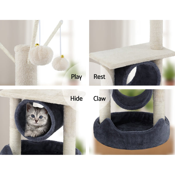 i.Pet Cat Tree 76cm Scratching Post Tower Scratcher Condo House Hanging toys i.Pet