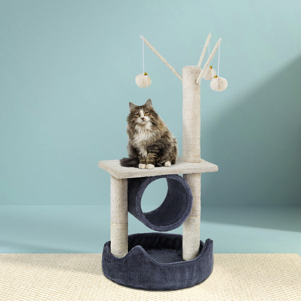 i.Pet Cat Tree 76cm Scratching Post Tower Scratcher Condo House Hanging toys i.Pet