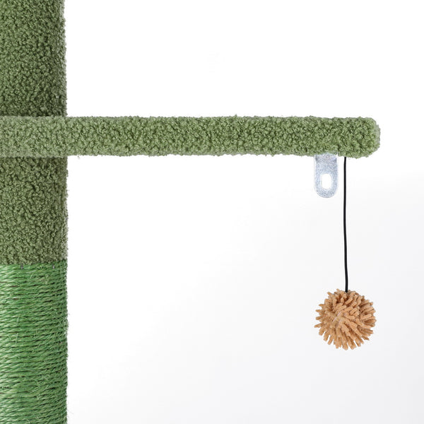 i.Pet Cat Tree Tower Scratching Post Scratcher Floor to Ceiling Cats Bed 290cm i.Pet