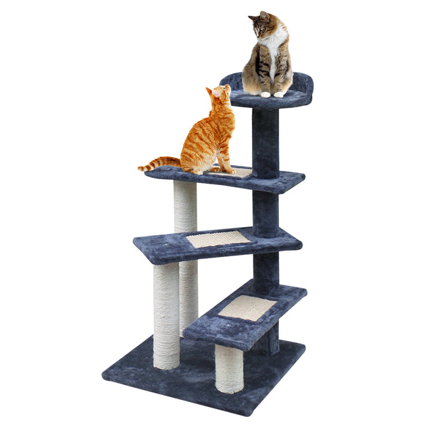 i.Pet Cat Tree 100cm Scratching Post Scratcher Tower Wood Condo House Trees Bed i.Pet
