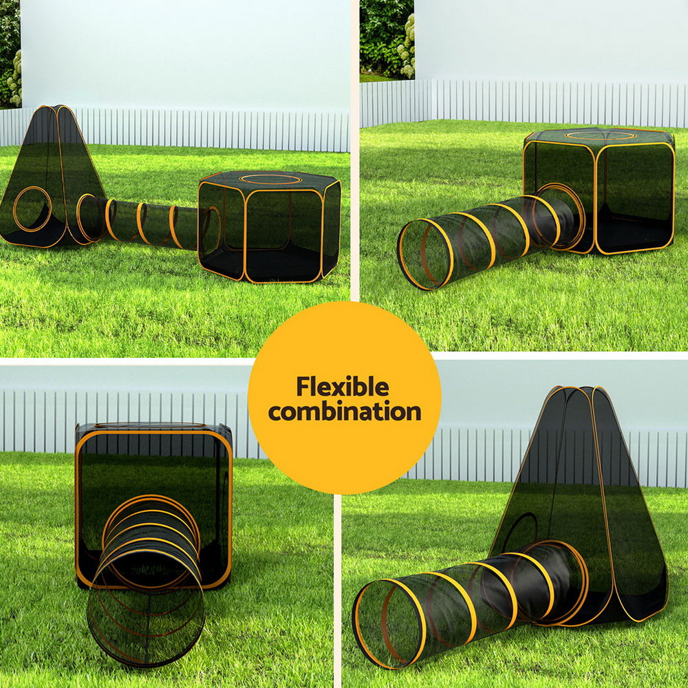 i.Pet Pet Playpen Cat House 6 IN 1 Tent Tunnel Dog Cage Puppy Rabbit Play Portable i.Pet