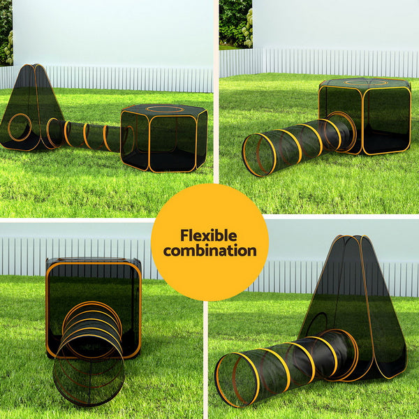 i.Pet Pet Playpen Cat House 6 IN 1 Tent Tunnel Dog Cage Puppy Rabbit Play Portable i.Pet