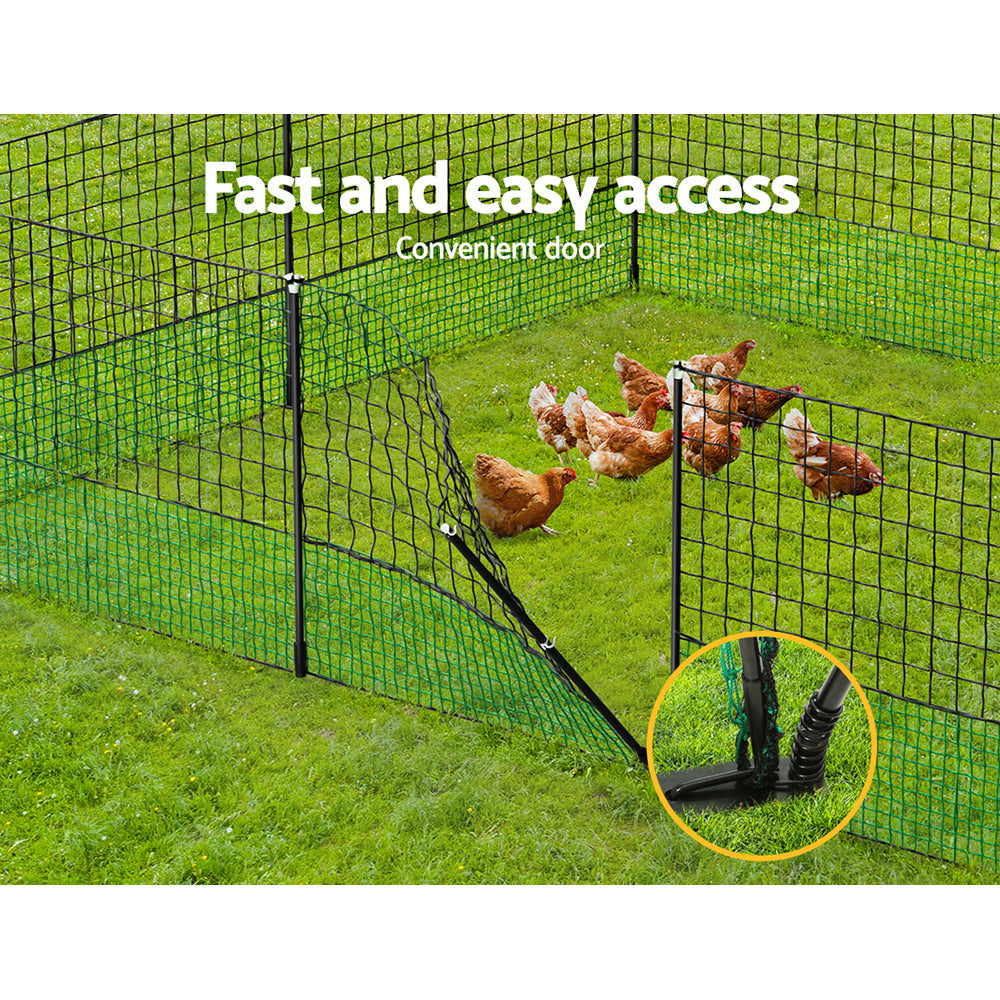 i.Pet Chicken Fence Electric 25Mx125CM Poultry Netting i.Pet