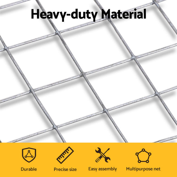 i.Pet Poultry Chicken Fence Pet Netting Wire Mesh Roll Duck Goose Coop 40Mx0.91M Awezingly