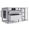 i.Pet Chicken Coop 219cm Rabbit Hutch Poultry Cage Outdoor Enclosure Wood