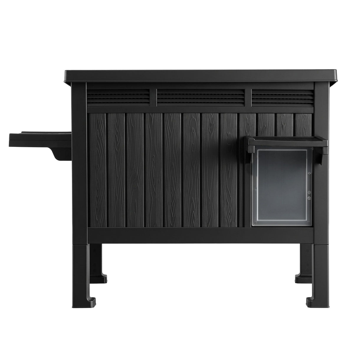 i.Pet Outdoor Cat House Pet Kennel Enclosure Cat Shelter Condo Rabbit Hutch Black Awezingly