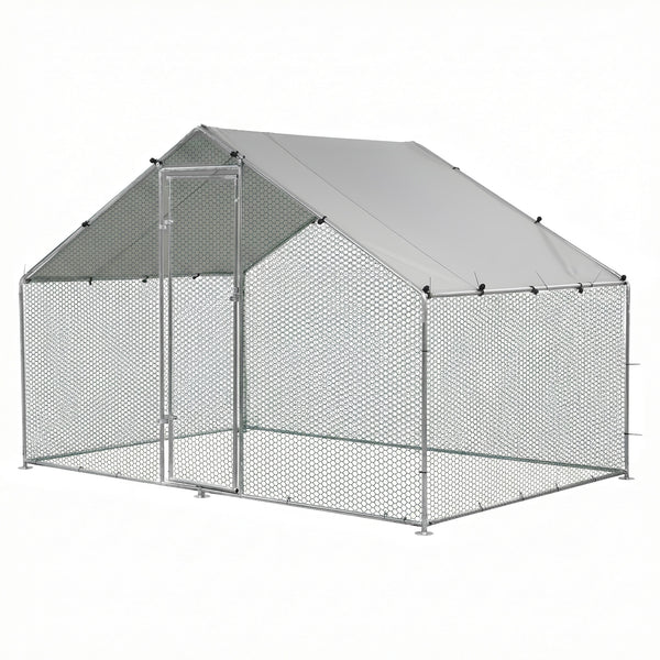 i.Pet Chicken Coop Rabbit Hutch Outdoor Run Walk in Hen Cage Ferret House 3x2x2m Awezingly