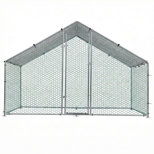 i.Pet Chicken Coop Rabbit Hutch Outdoor Run Walk in Hen Cage Ferret House 3x2x2m Awezingly