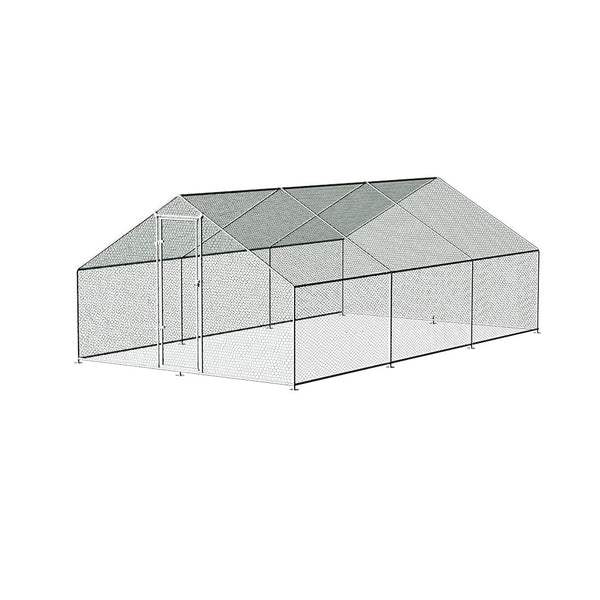i.Pet Chicken Coop Cage 3x6x2m Galvanised Steel i.Pet