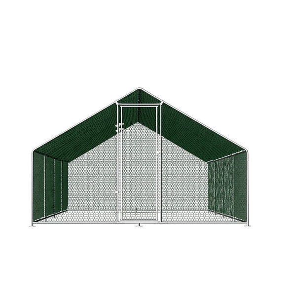 i.Pet Chicken Coop Cage 3x8x2m Galvanised Steel i.Pet