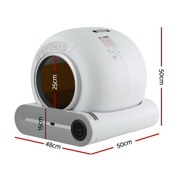 i.Pet Automatic Cat Litter Box Self-Cleaning Large Smart Cat Litter Box Toilet App Control 9L i.Pet