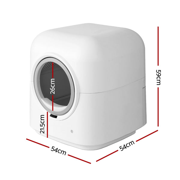 i.Pet Automatic Cat Litter Box Smart Self-Cleaning Large Cat Litter Box Kitty Toilet App Control i.Pet