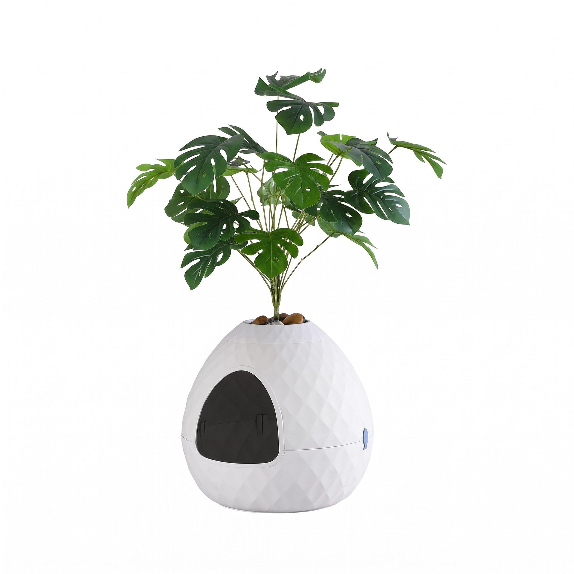 i.Pet Cat Litter Box Hidden Litter Tray Enclosure Planter Furniture House White Awezingly