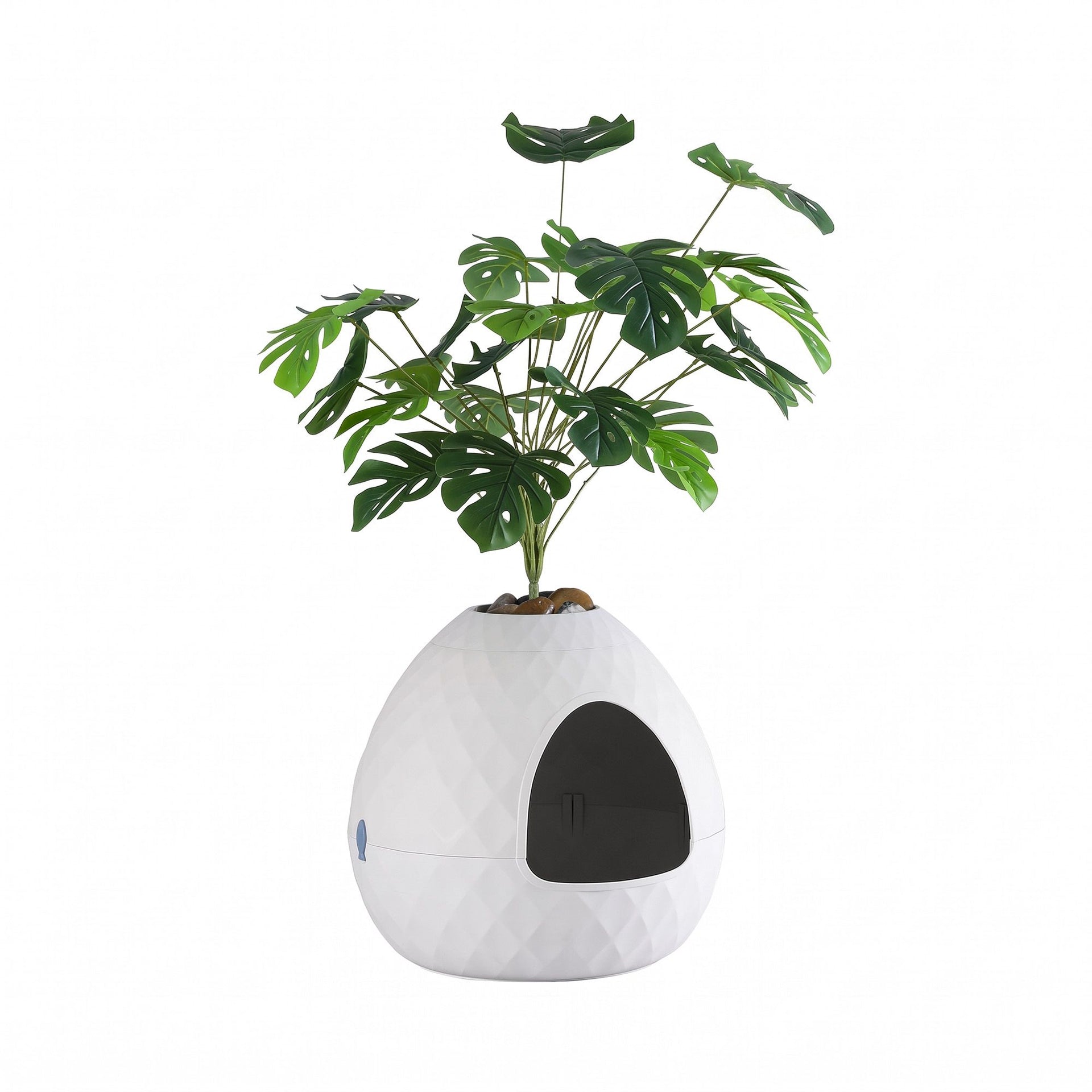 i.Pet Cat Litter Box Hidden Litter Tray Enclosure Planter Furniture House White Awezingly