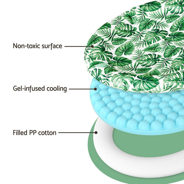 i.Pet Pet Cooling Mat Gel Dog Cat Self-cool Puppy Large Round Bed Summer Cushion i.Pet