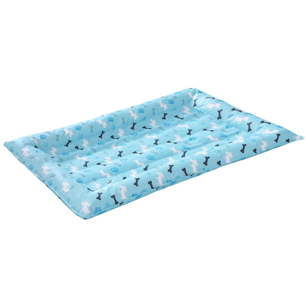 i.Pet Pet Cooling Mat Gel Dog Cat Self-cool Puppy Pad Large Bed Summer Blue i.Pet