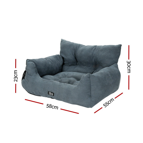 i.Pet Dog Car Seat Booster Cover Pet Bed Portable Waterproof Belt Non Slip Travel i.Pet