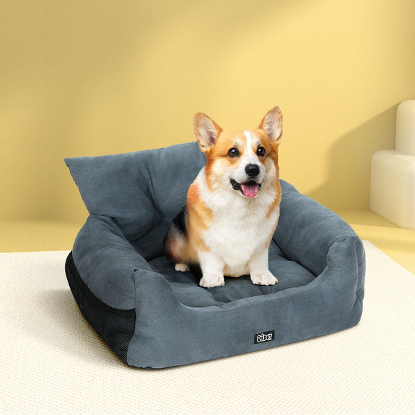 i.Pet Dog Car Seat Booster Cover Pet Bed Portable Waterproof Belt Non Slip Travel i.Pet