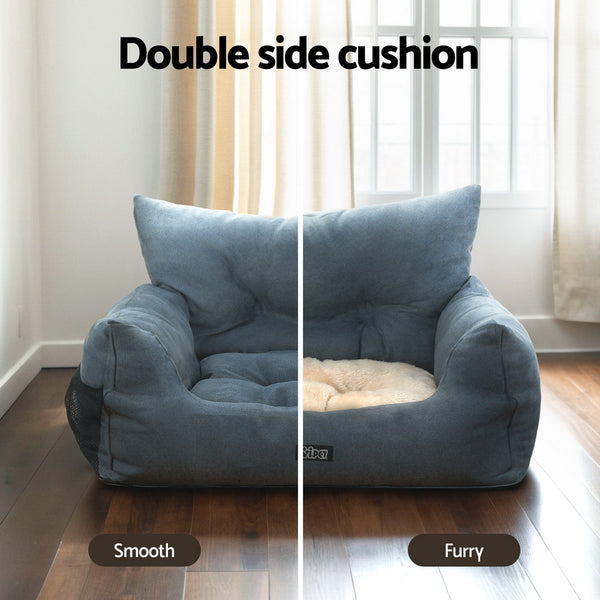 i.Pet Dog Car Seat Booster Cover Pet Bed Portable Waterproof Belt Non Slip Travel i.Pet