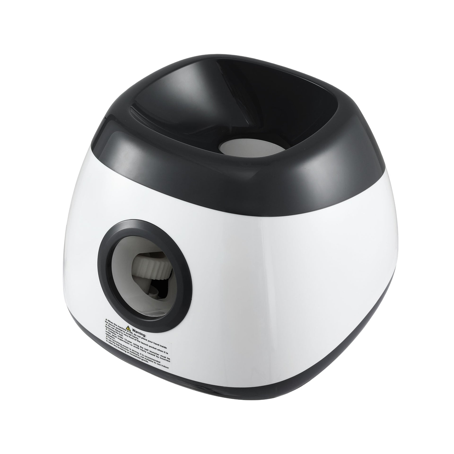 i.Pet Dog Ball Launcher Thrower with 6 ETPU Balls & 14/18/22m Launch Distance Black Awezingly